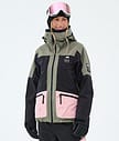 Montec Morpheus W Snowboard Jacket Women Greenish/Black/Soft Pink