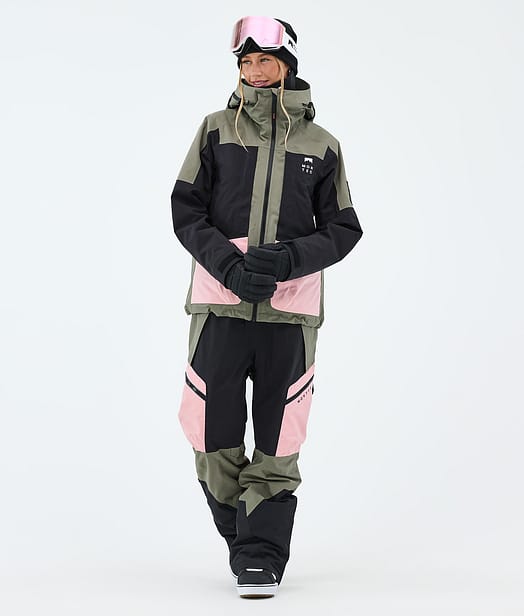Morpheus W Outfit Snowboard Greenish/Black/Soft Pink
