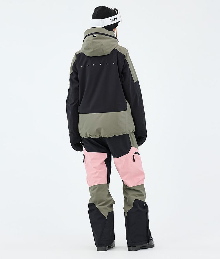 Morpheus W Skijacke Damen Greenish/Black/Soft Pink, Image 3 of 9