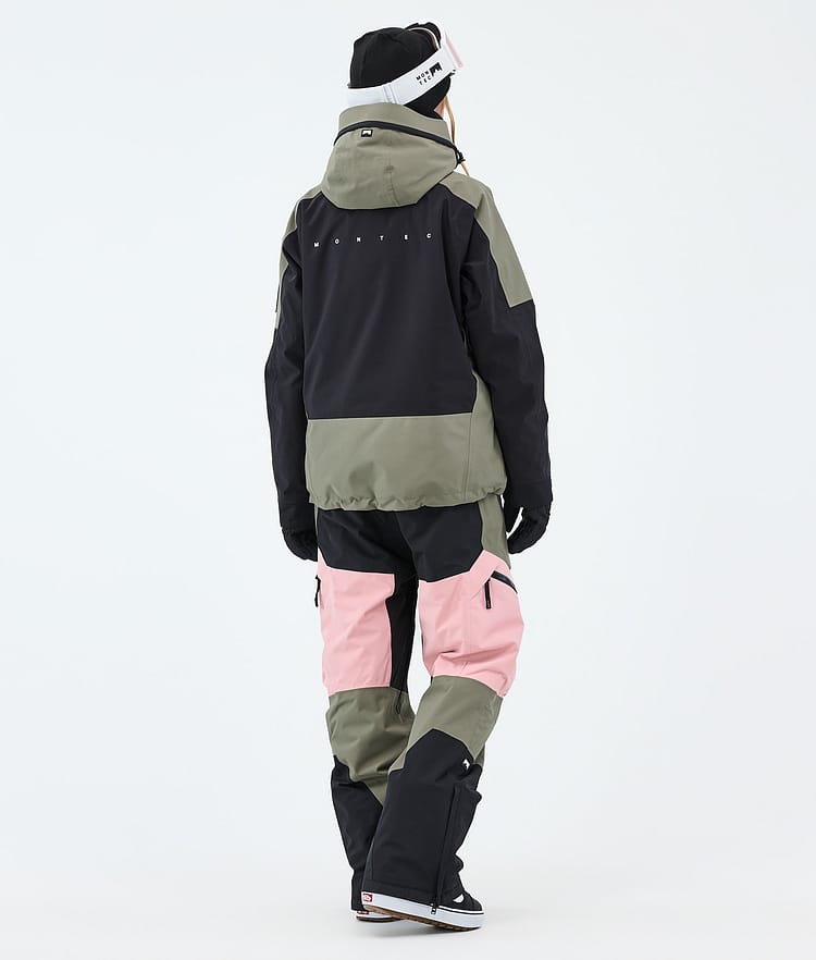 Morpheus W Snowboard Jacket Women Greenish/Black/Soft Pink, Image 3 of 9