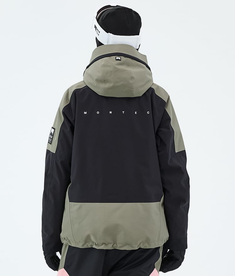Morpheus W Snowboard Jacket Women Greenish/Black/Soft Pink, Image 6 of 9