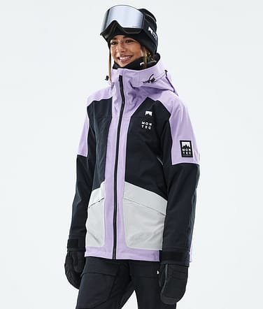 Morpheus W Snowboard Jacket Women Faded Violet/Black/Light Grey