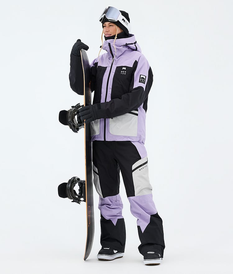 Morpheus W Snowboard Jacket Women Faded Violet/Black/Light Grey, Image 2 of 9