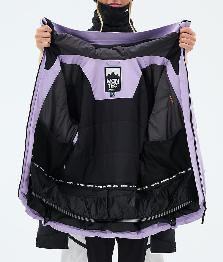 Morpheus W Snowboard Jacket Women Faded Violet/Black/Light Grey, Image 9 of 9
