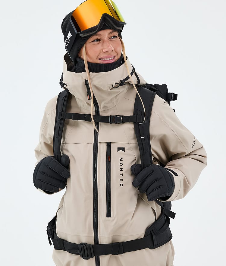 Oracle W Giacca Snowboard Donna Sand, Image 4 of 9