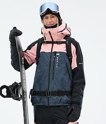 Montec Oracle W Veste Snowboard Femme Soft Pink/Black/Metal Blue