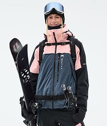Montec Oracle W Giacca Sci Donna Soft Pink/Black/Metal Blue