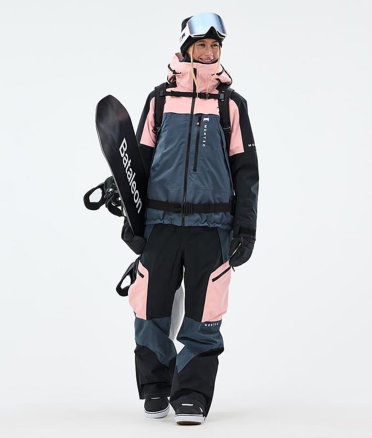 Oracle W Snowboard Jacket Women Soft Pink/Black/Metal Blue, Image 3 of 10