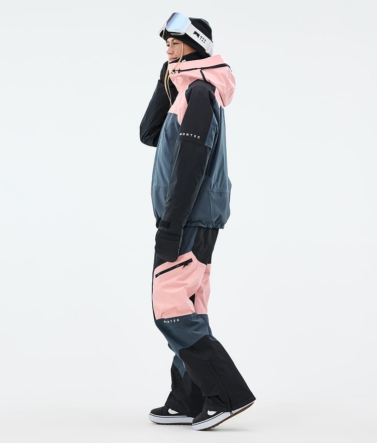 Oracle W Snowboard Jacket Women Soft Pink/Black/Metal Blue, Image 4 of 10