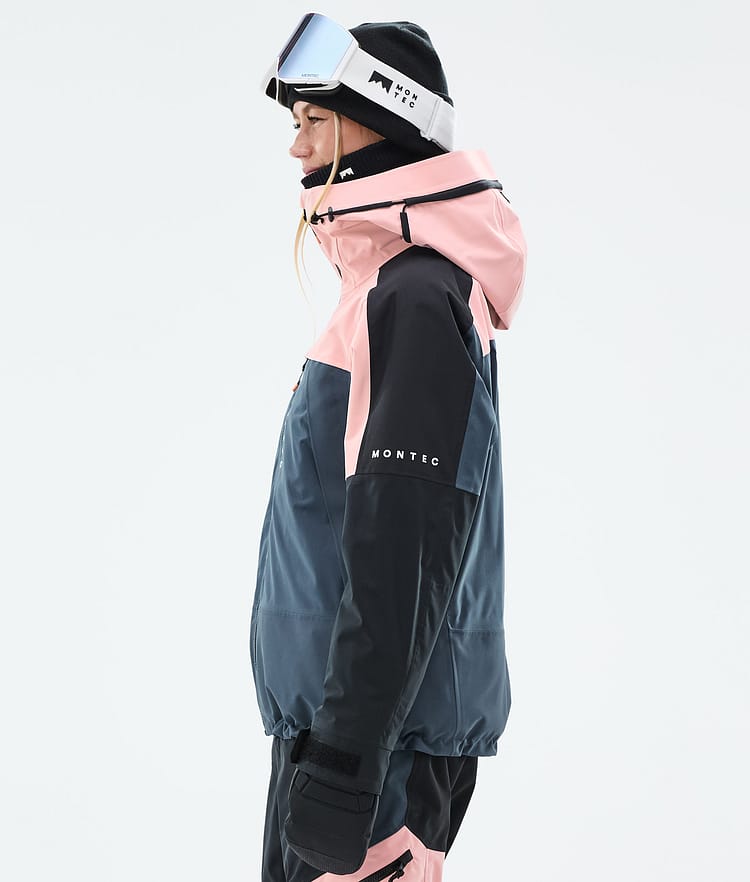 Oracle W Snowboard Jacket Women Soft Pink/Black/Metal Blue, Image 6 of 10