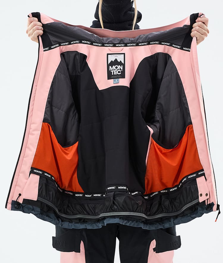 Oracle W Manteau Ski Femme Soft Pink/Black/Metal Blue, Image 10 sur 10