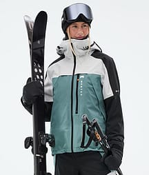 Montec Oracle W Giacca Sci Donna Light Grey/Black/Atlantic