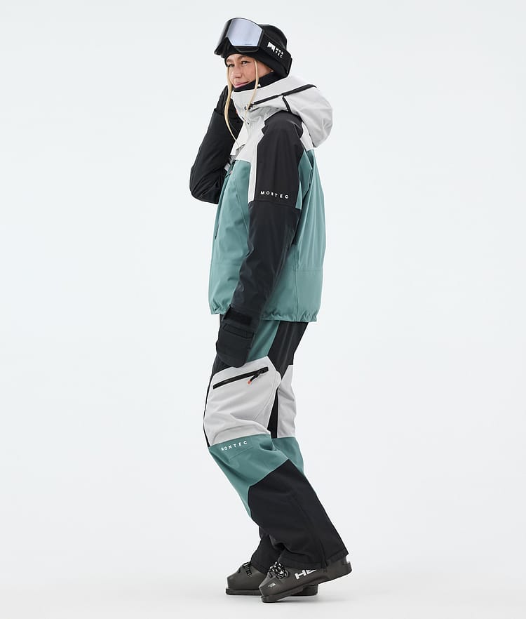 Oracle W Ski Jacket Women Light Grey/Black/Atlantic, Image 4 of 10