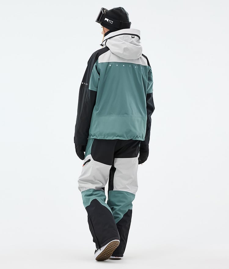 Oracle W Snowboard Jacket Women Light Grey/Black/Atlantic, Image 5 of 10