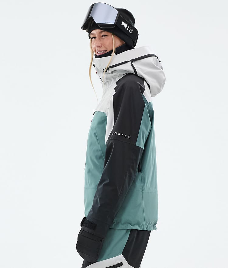 Oracle W Ski Jacket Women Light Grey/Black/Atlantic, Image 6 of 10
