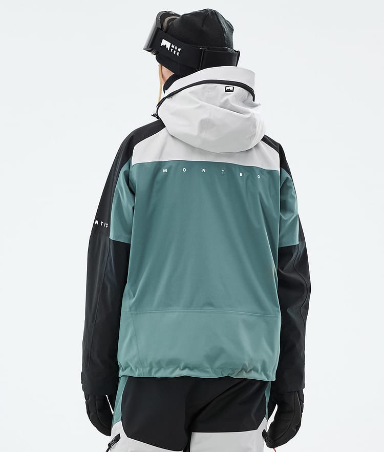 Oracle W Ski Jacket Women Light Grey/Black/Atlantic, Image 7 of 10