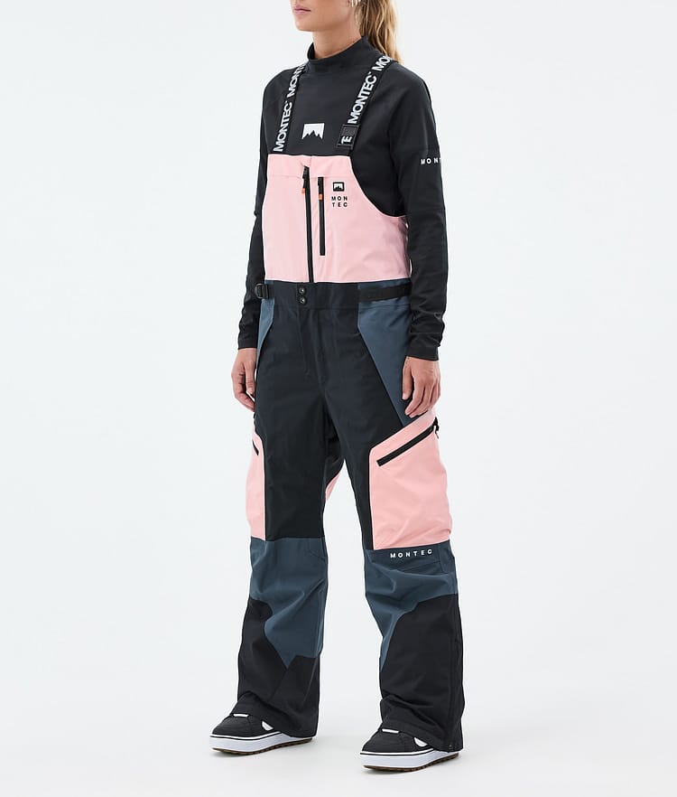 Dozer W Snowboard Pants Women Soft Pink/Black/Metal Blue, Image 1 of 6