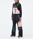 Dozer W Snowboard Pants Women Soft Pink/Black/Metal Blue
