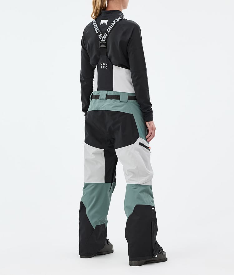 Dozer W Ski Pants Women Light Grey/Black/Atlantic, Image 3 of 6
