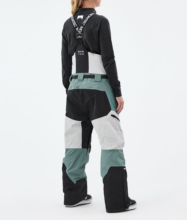 Dozer W Snowboard Pants Women Light Grey/Black/Atlantic, Image 3 of 6