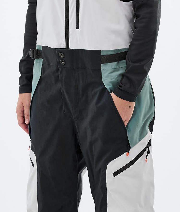 Dozer W Ski Pants Women Light Grey/Black/Atlantic, Image 4 of 6