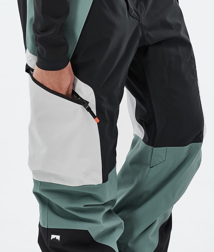 Dozer W Snowboard Pants Women Light Grey/Black/Atlantic, Image 6 of 6