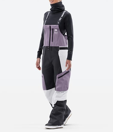 Dozer W Snowboard Pants Women Dark Purple/Black/Light Grey