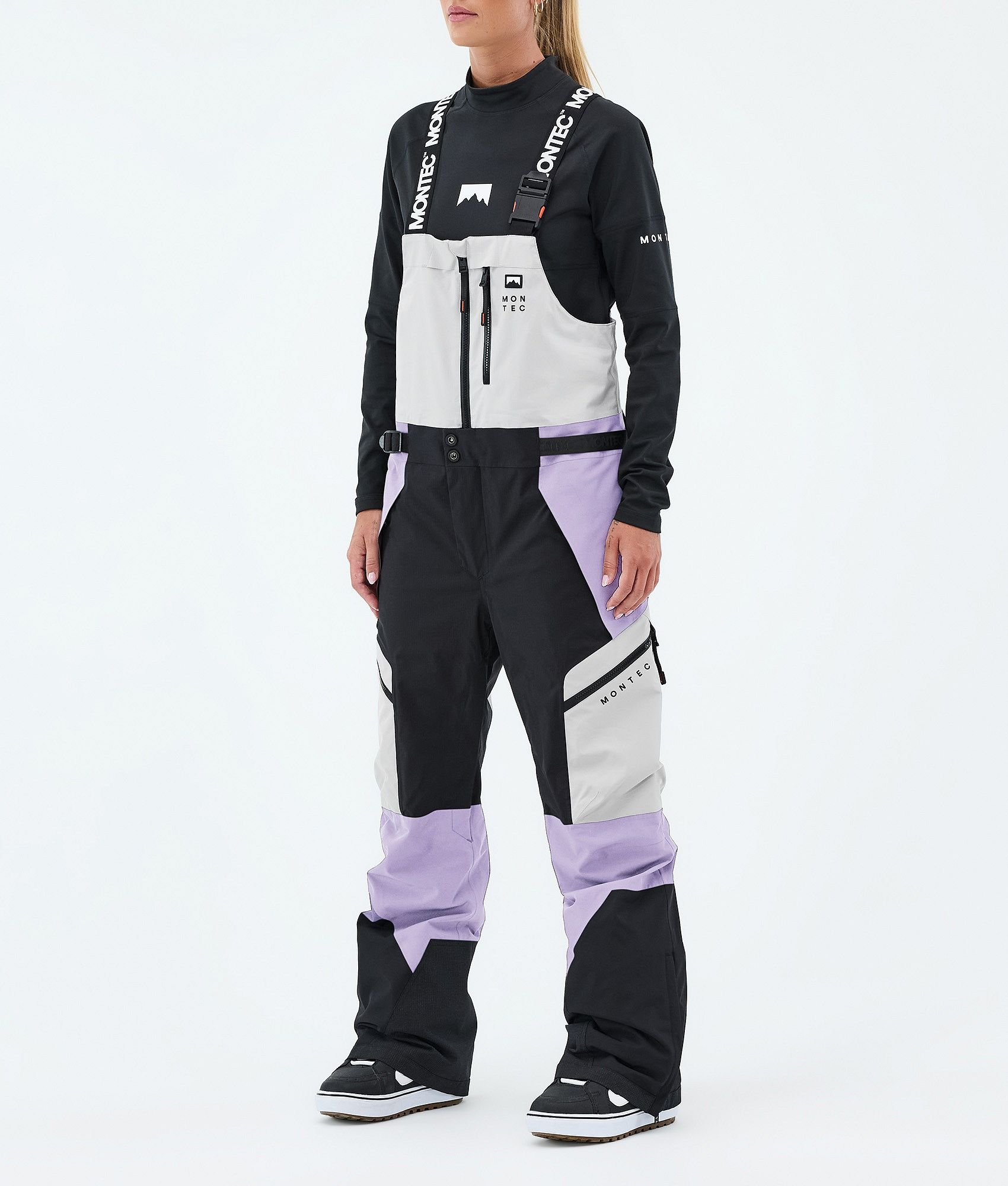 Montec Dozer W スノボ パンツ レディース Light Grey/Black/Faded