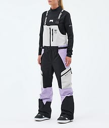 Montec Dozer W Snowboard Pants Women Light Grey/Black/Faded Violet
