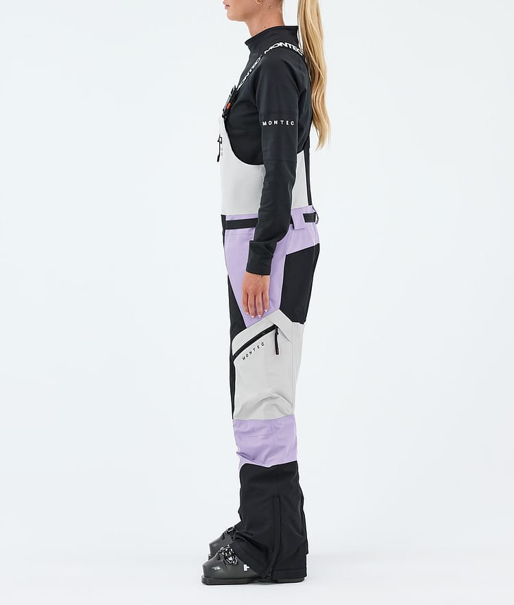 Dozer W Pantaloni Sci Donna Light Grey/Black/Faded Violet, Image 3 of 7