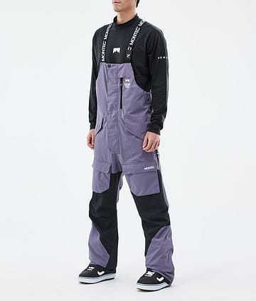Fawk Snowboard Pants Men Dark Purple/Black