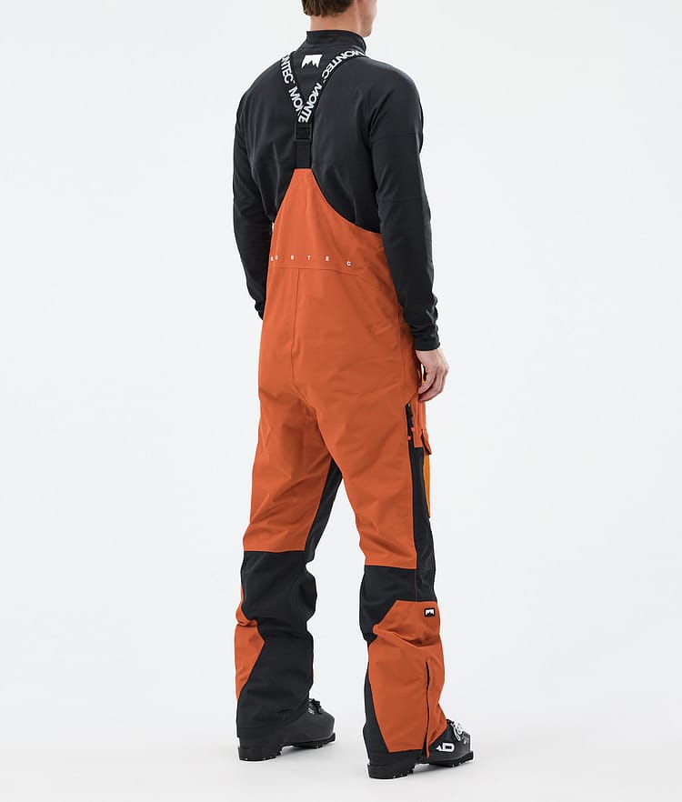 Fawk Ski Pants Men Burned Orange/Black, Image 3 of 6