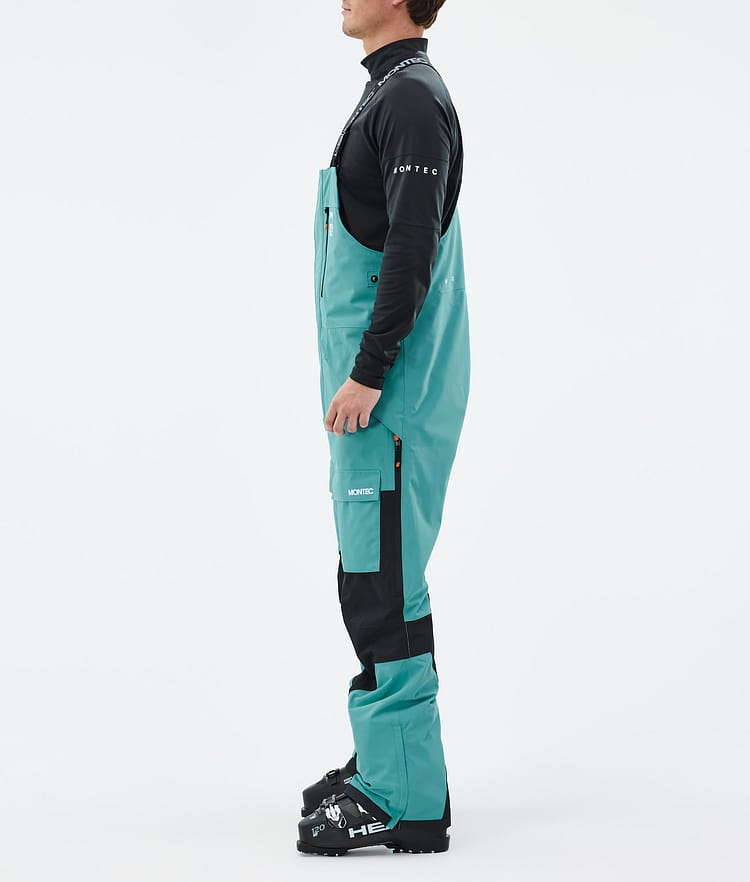 Fawk Ski Pants Men Turquoise/Black, Image 2 of 6