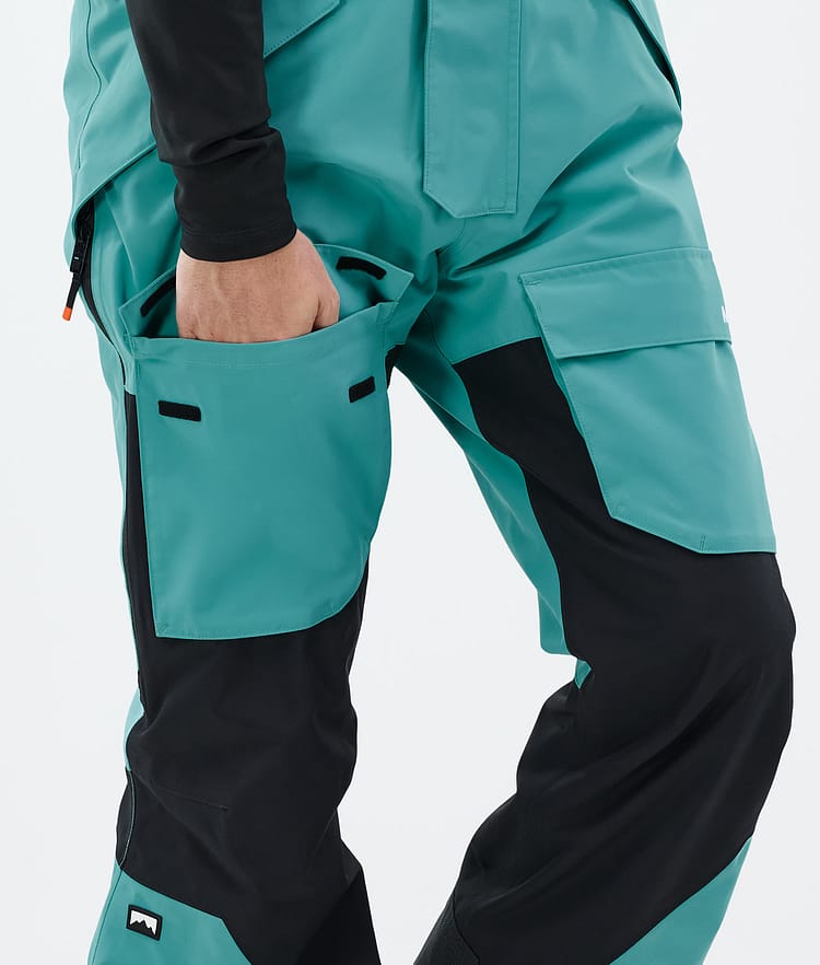 Fawk Ski Pants Men Turquoise/Black, Image 6 of 6