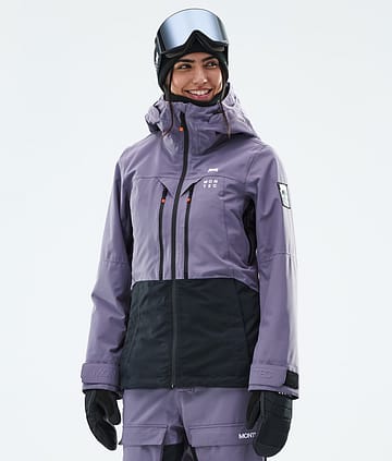 Moss W Snowboard Jacket Women Dark Purple/Black