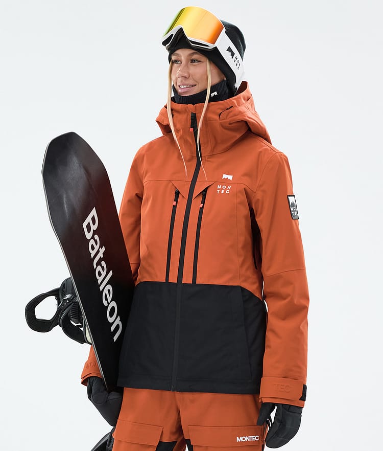 Moss W Snowboard Jacket Women Burned Orange/Black, Image 1 of 10