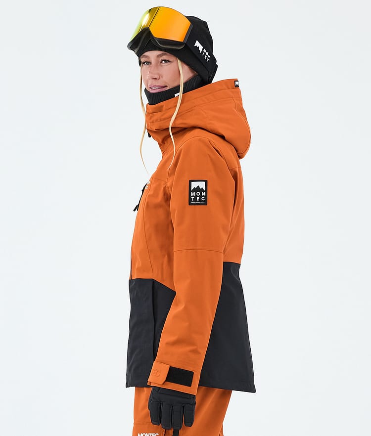 Moss W Veste Snowboard Femme Burned Orange/Black Renewed, Image 5 of 9