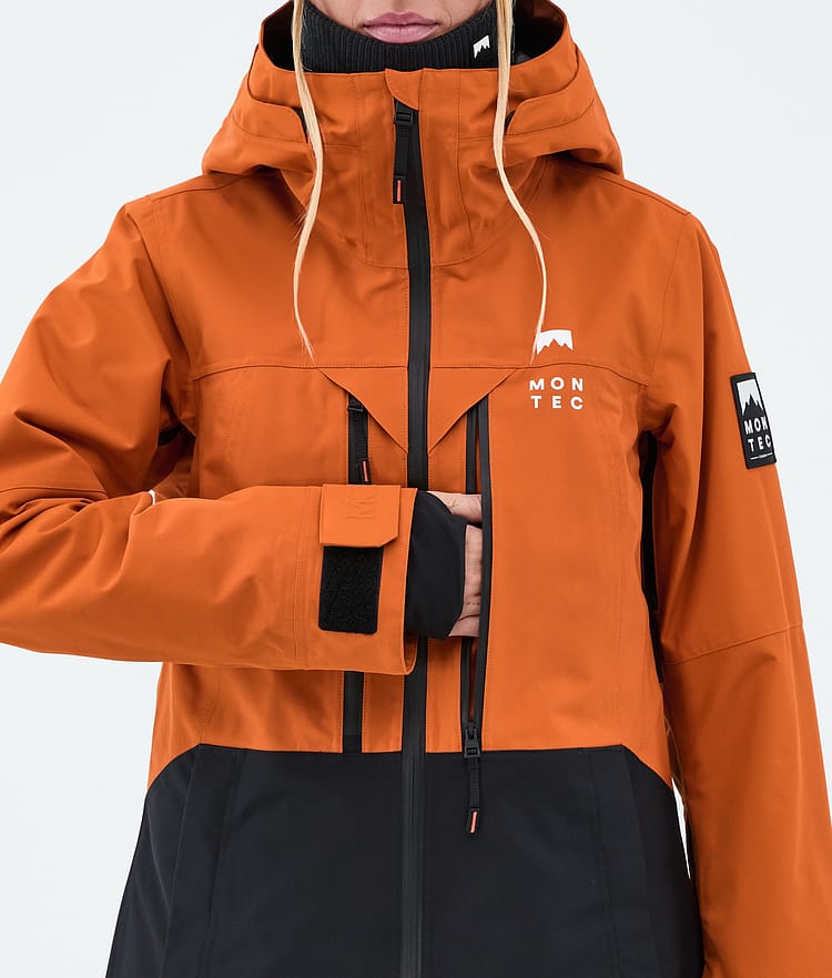Moss W Veste Snowboard Femme Burned Orange/Black Renewed, Image 8 of 9