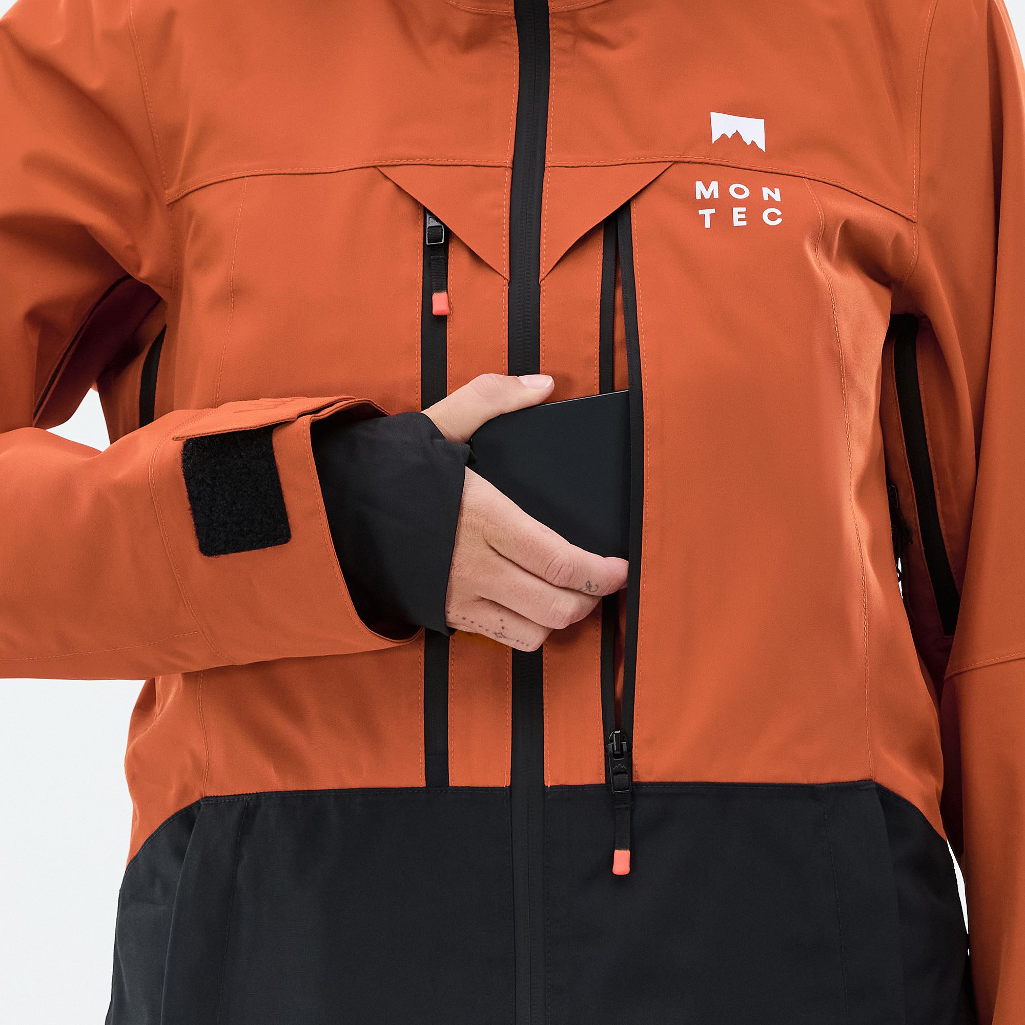 Montec Moss W Snowboard Jacket Women Burned Orange/Black