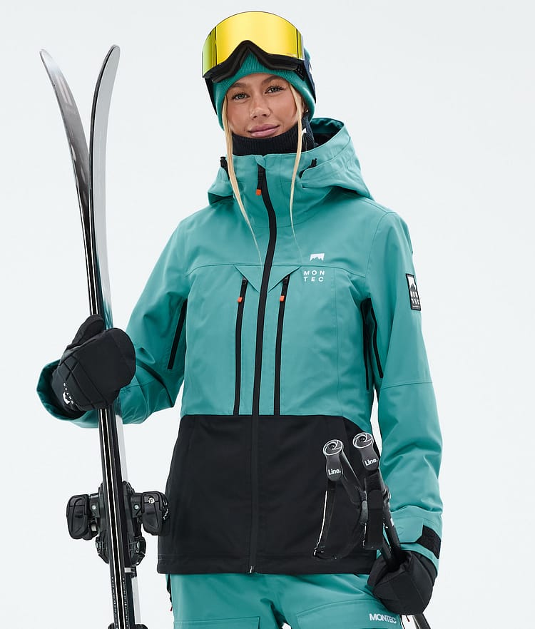 Moss W Ski Jacket Women Turquoise/Black, Image 1 of 10