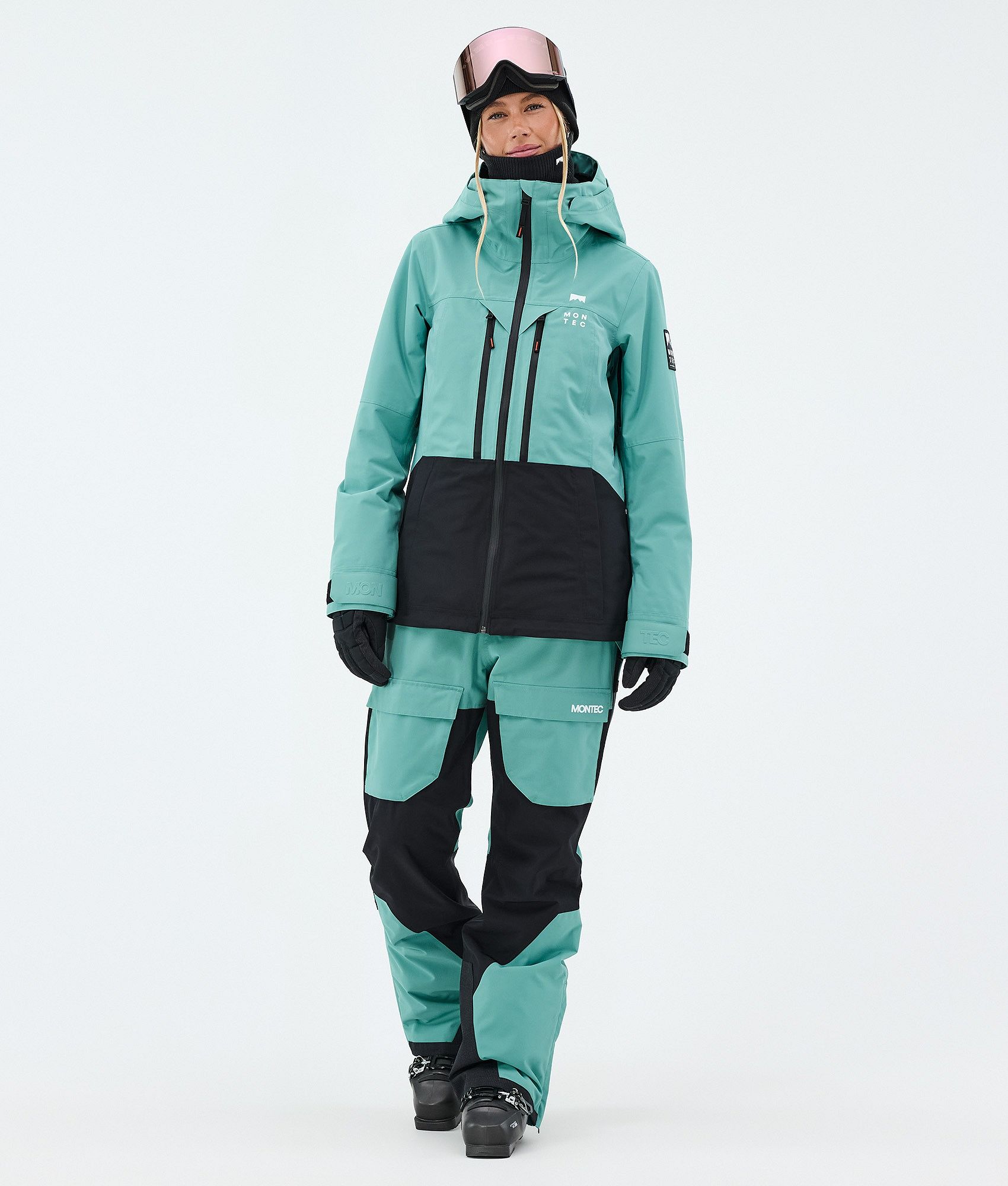 Montec Moss W スキージャケット レディース Turquoise/Black