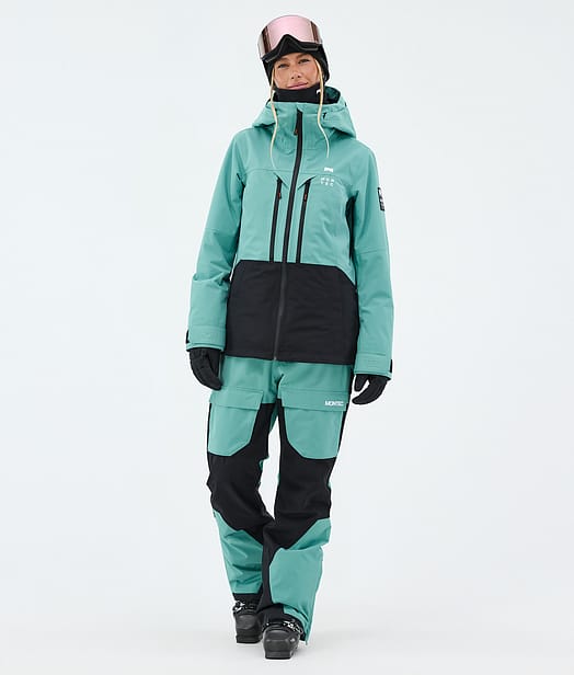Moss W Ski Outfit Turquoise/Black