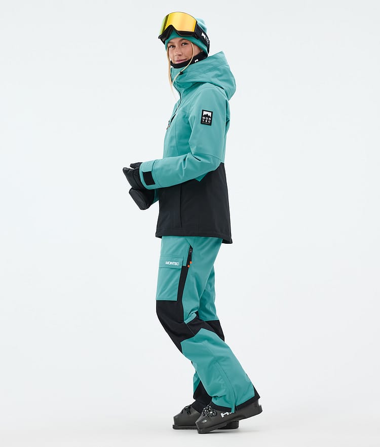 Moss W Ski Jacket Women Turquoise/Black, Image 4 of 10