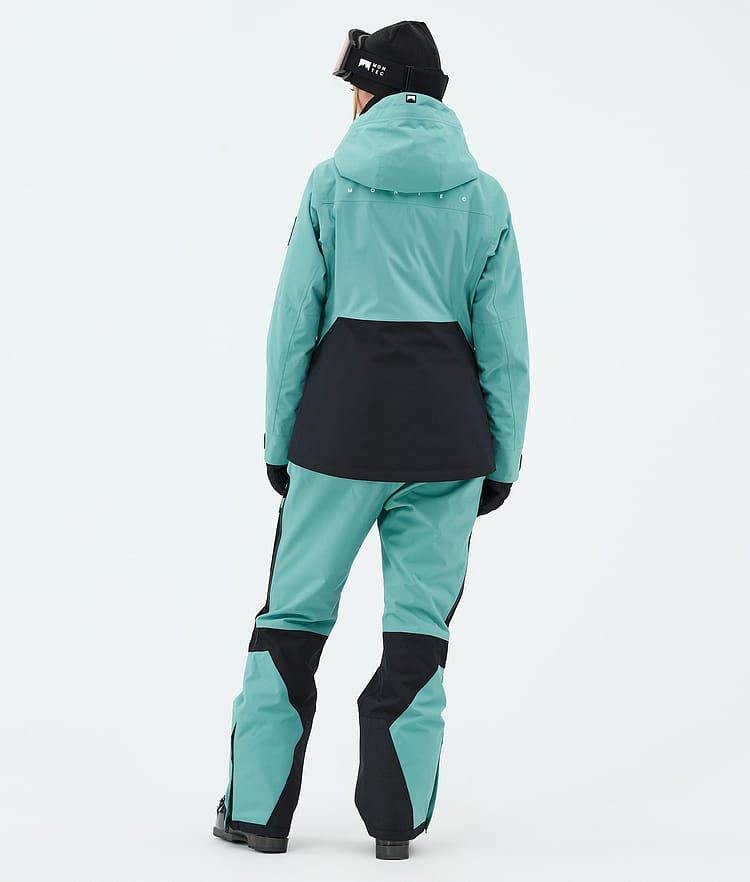 Moss W Giacca Sci Donna Turquoise/Black, Image 3 of 9