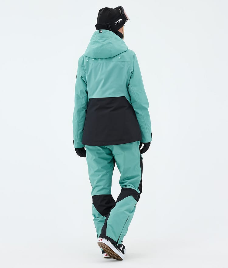 Moss W Veste Snowboard Femme Turquoise/Black Renewed, Image 3 of 9