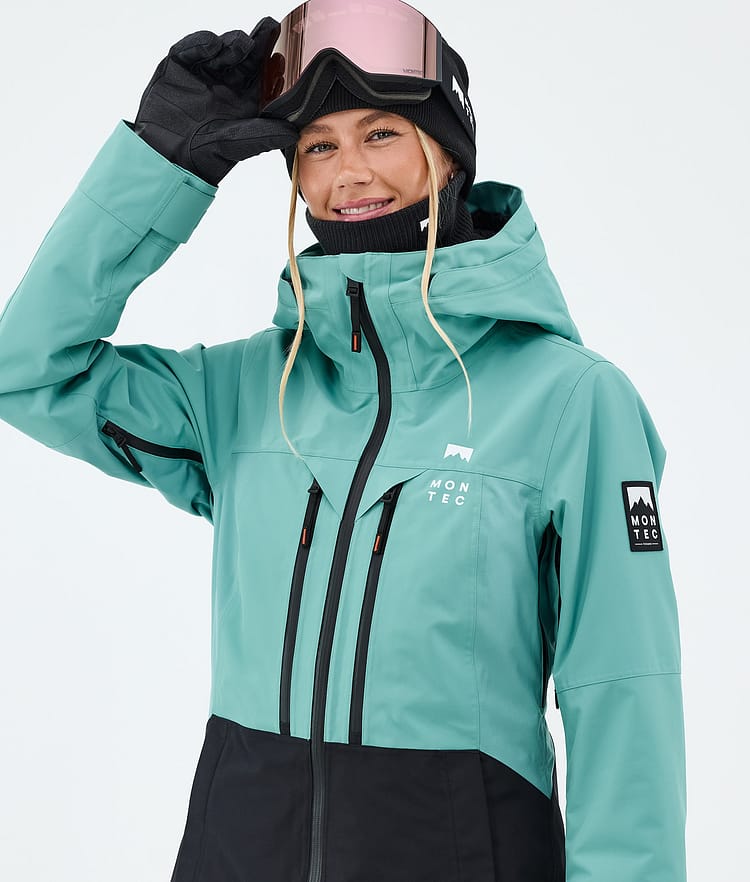 Moss W Giacca Sci Donna Turquoise/Black, Image 4 of 9