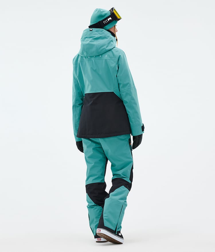 Moss W Snowboard Jacket Women Turquoise/Black, Image 5 of 10