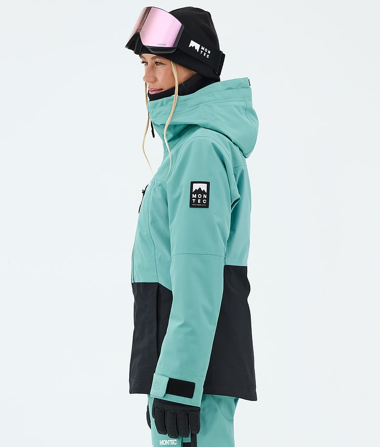 Moss W Giacca Sci Donna Turquoise/Black, Image 5 of 9