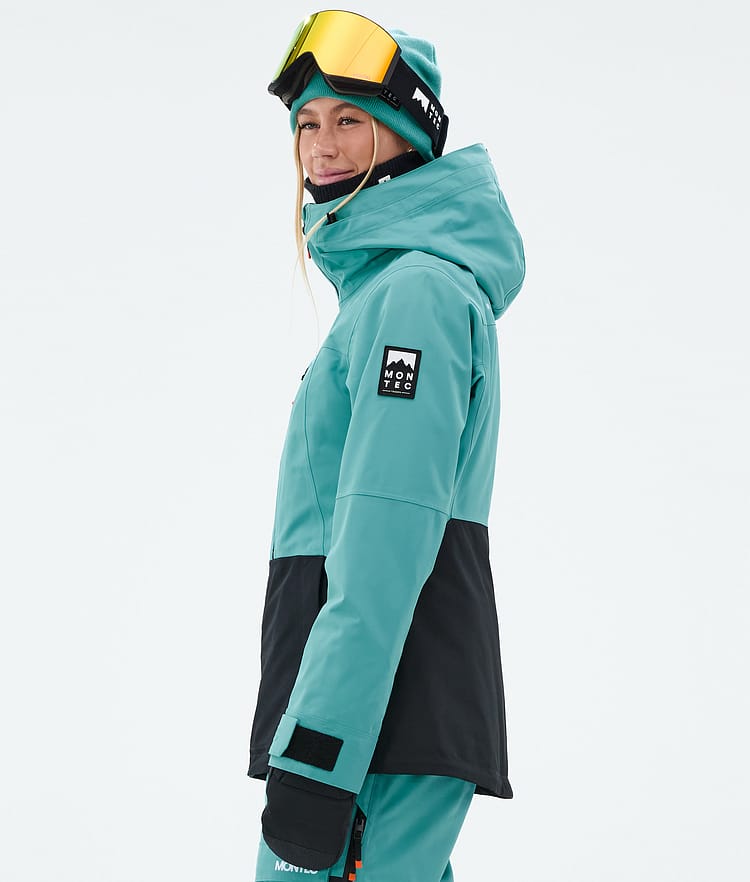 Moss W Ski Jacket Women Turquoise/Black, Image 6 of 10