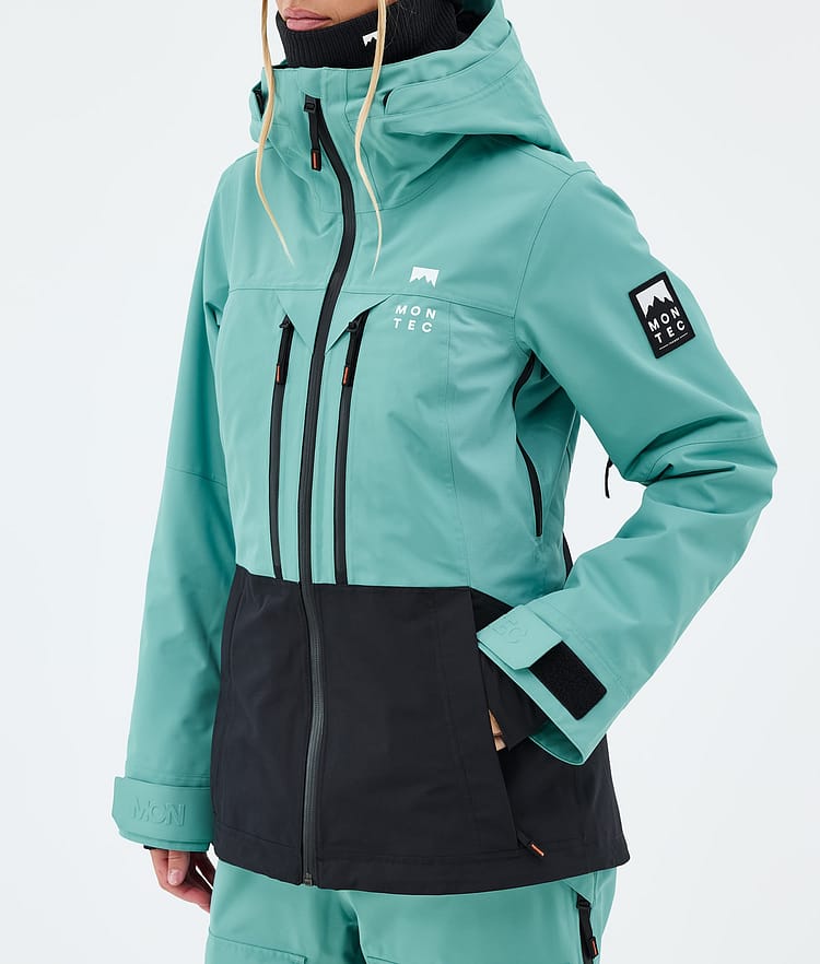 Moss W Veste Snowboard Femme Turquoise/Black Renewed, Image 7 of 9